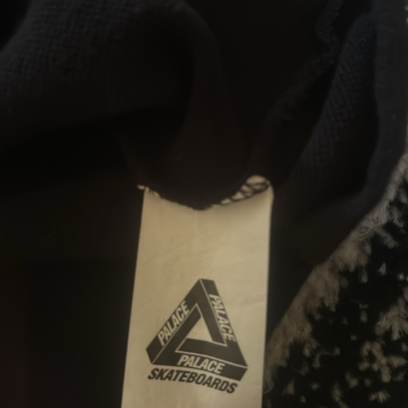 Palace Vertical Weave T-Shirt Black Large FW17 - Picture 5 of 5